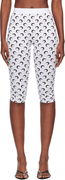 Marine Serre Recycled Moon Jersey Capri Leggings