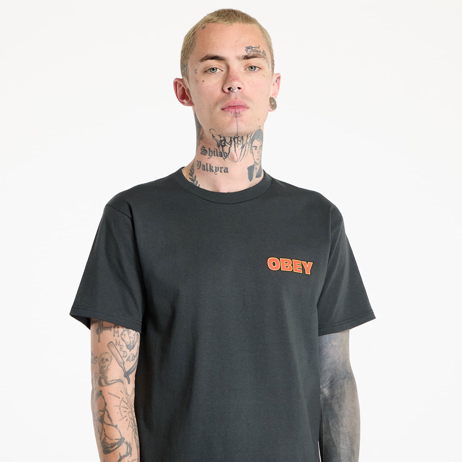 Тениска OBEY OBEY Star T-Shirt Черно | 165264118, 1