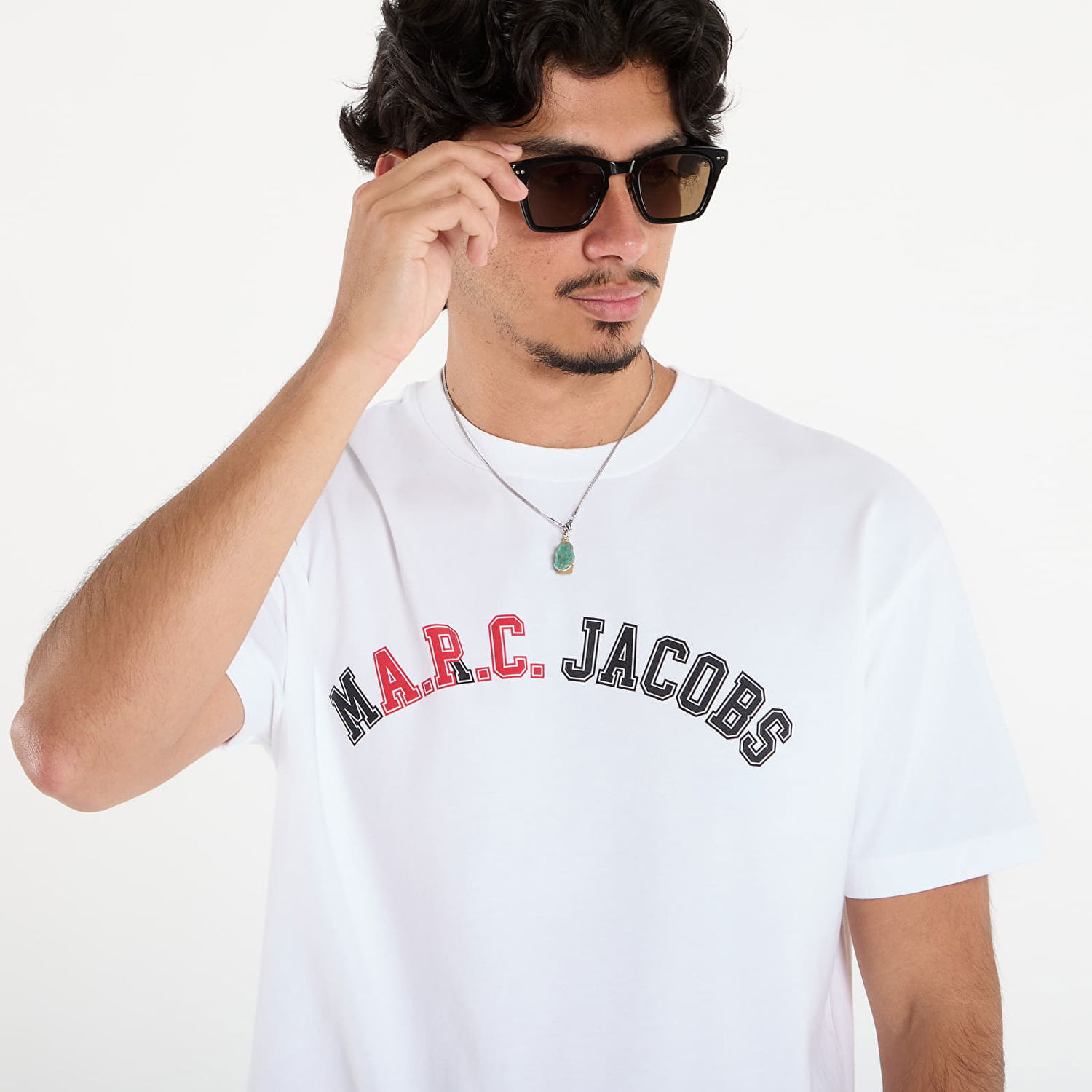 Тениска A.P.C. A.P.C. x Marc Jacobs Boxy Fit T-Shirt XXL Бяло | COHKS-H26554 AAB, 1