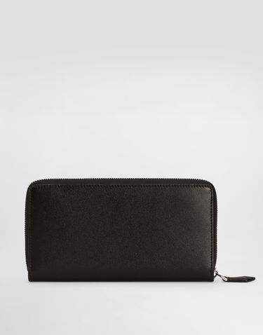 Портфейл Dolce & Gabbana Dolce & Gabbana Calfskin Zip-Around Wallet Черно | BP1672AV95680999, 2