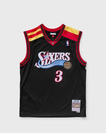 Фланелка Mitchell & Ness NBA Philadelphia 76ers Allen Iverson Alternate Spain Jersey Черно | SMJY4203-P7606AIVBLCK, 4