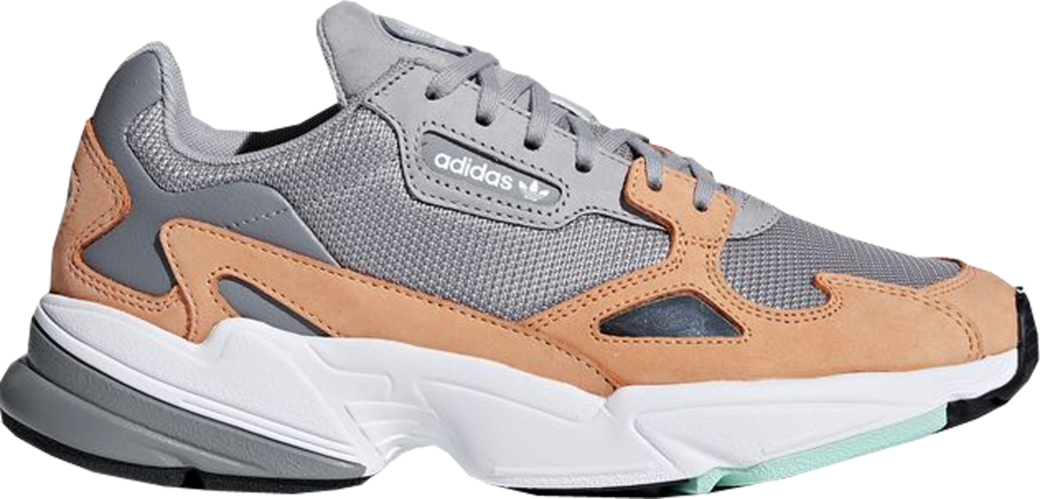 Кецове и обувки adidas Originals Falcon Light Granite Easy Orange W Сиво | B28130, 0