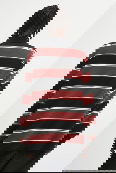 Поло тениска Carhartt WIP Striped Long Sleeve Malone Rugby Shirt Многоцветен | I035313.37UXX, 2