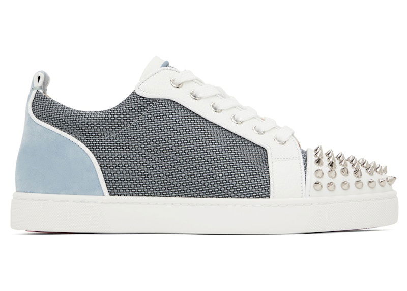Кецове и обувки Christian Louboutin Louboutin Louis Junior Spikes Синьо | 3220170 CMA3, 0