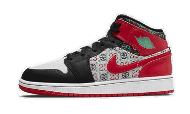 Кецове и обувки Jordan Air Jordan 1 Mid "Holiday" GS Червено | DM1208-150, 0