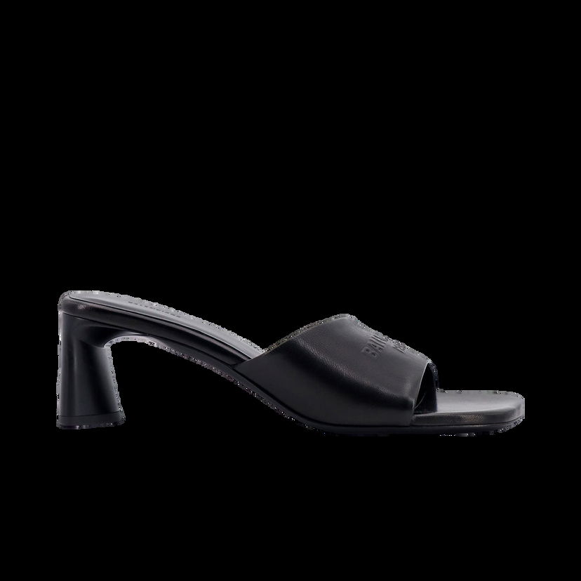 Кецове и обувки Balenciaga Square Toe Heeled Sandals Черно | 787303WBCW01000