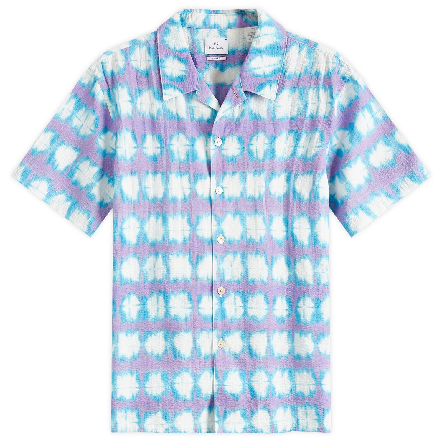 Риза Paul Smith Paul Smith Men's Dyed Vacation Shirt Синьо | M2R-695U-N22104-44, 0