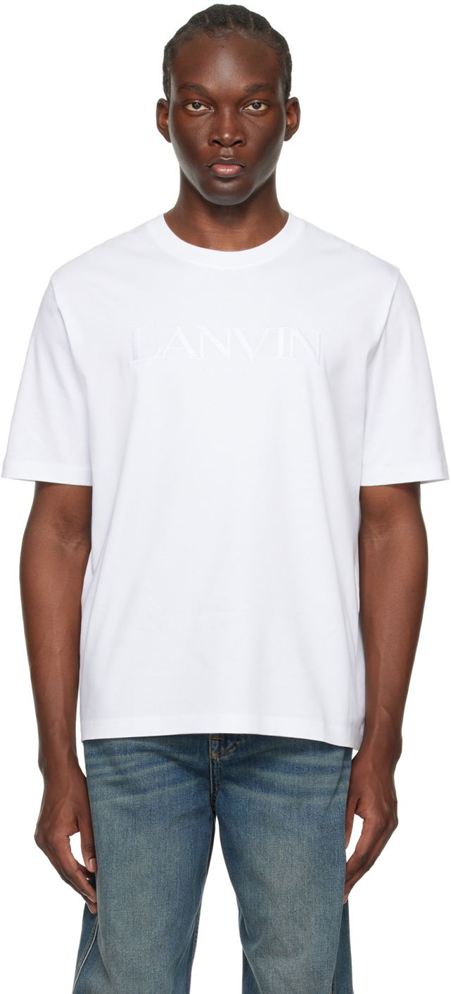 Тениска LANVIN Oversized T-Shirt Бяло | RM-TS0010-J208-P24