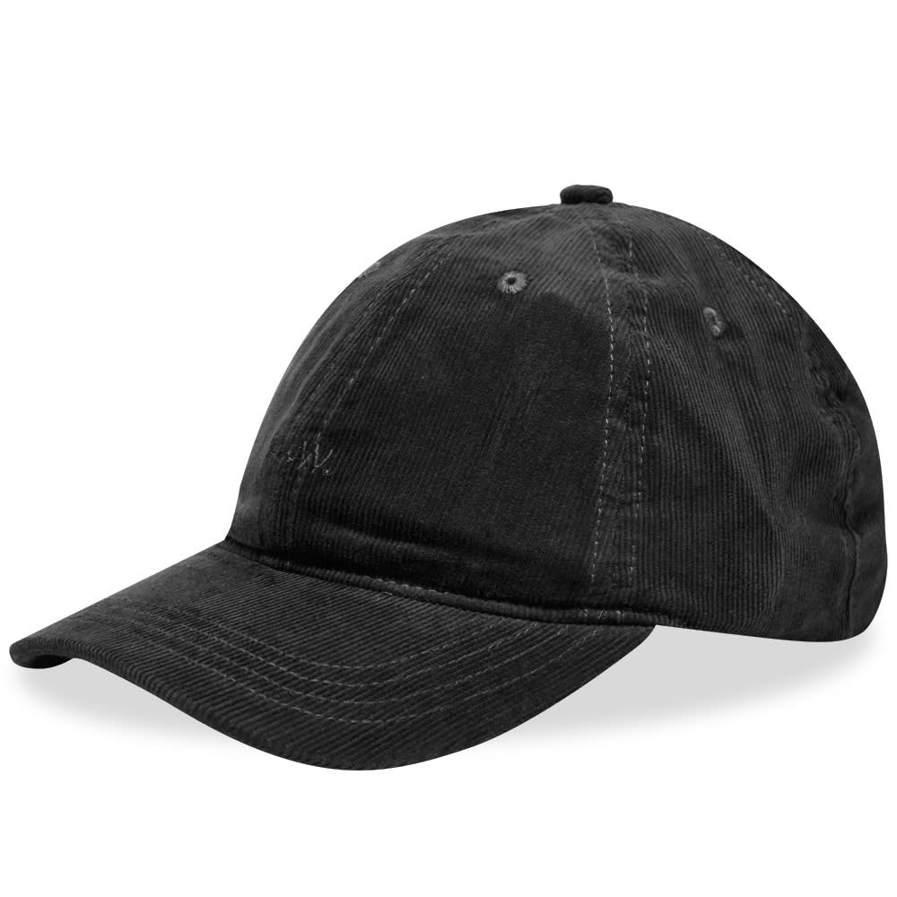 Шапка с козирка WOOD WOOD Cord Low Profile Cap Черно | 12130810-9016-9999, 0