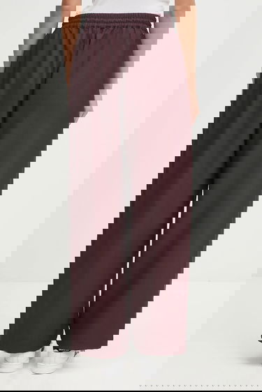 Спортни панталони Y-3 Y-3 3-Stripes Track Pants Бургунди | KA7070, 2