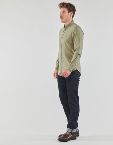 Риза Polo by Ralph Lauren Long Sleeve Shirt Зелено | 710804257032, 3
