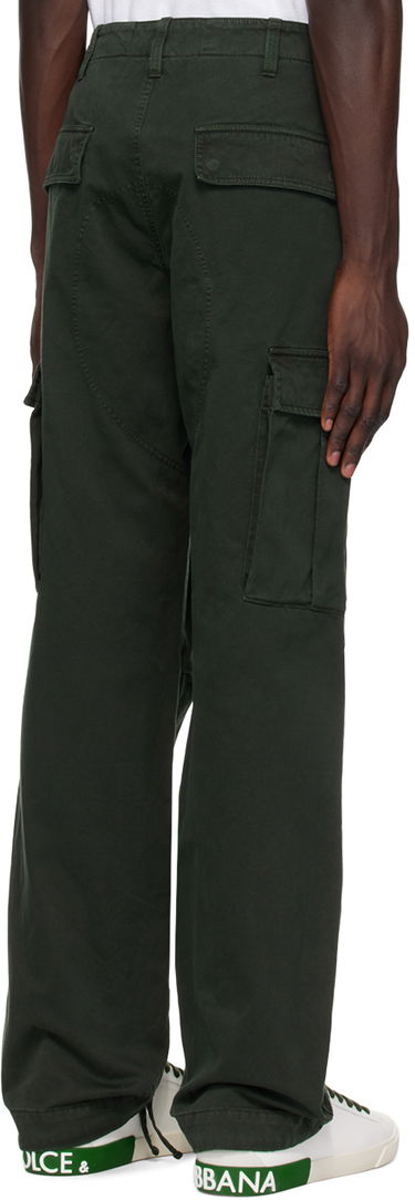 Карго панталони Dolce & Gabbana Dolce&Gabbana Garment-Dyed Cargo Pants Зелено | GP03LTG8KZ7, 2