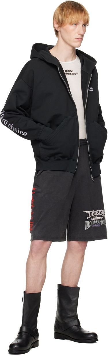 Къси панталони 032C 032c Telepresence Comfort Shorts Черно | S25-MRC-1141-050, 3