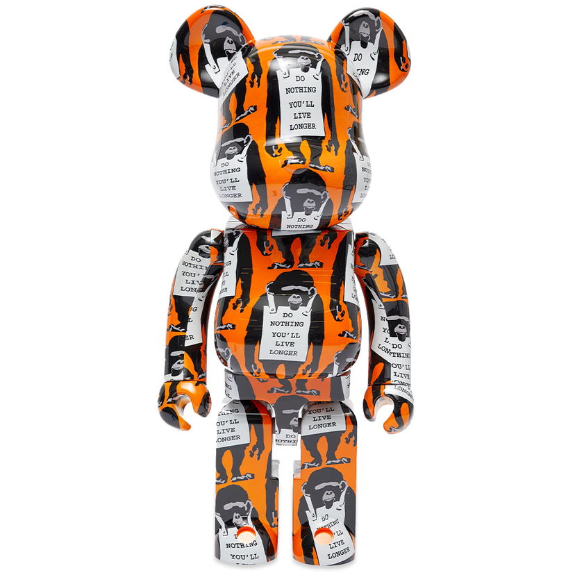 Колекционерско Medicom Toy Monkey Sign Be@rbrick 1000% Оранжево
 | 4530956599298