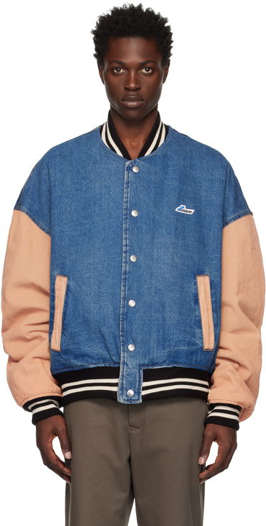 Яке бомбър We11done We11done Denim Varsity Jacket Синьо | WD-DJ3-22-371-U-BL, 0