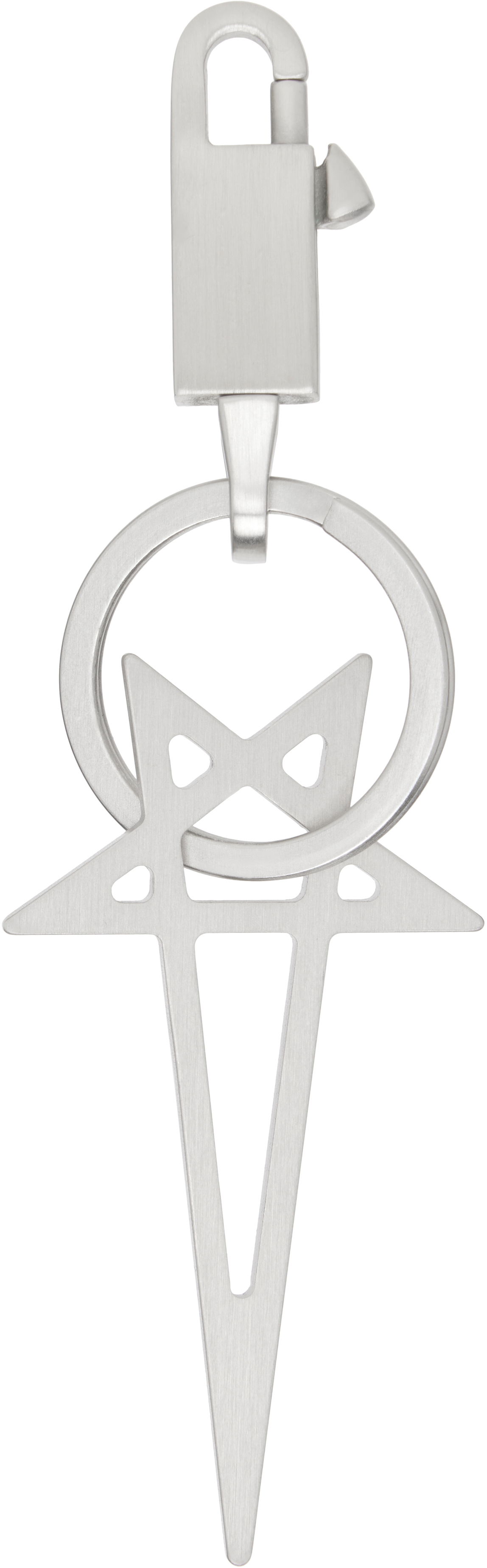 Ключодържатели Rick Owens Rick Owens Hollywood Pentagram Keychain Металик | RA01E0691 MET, 1