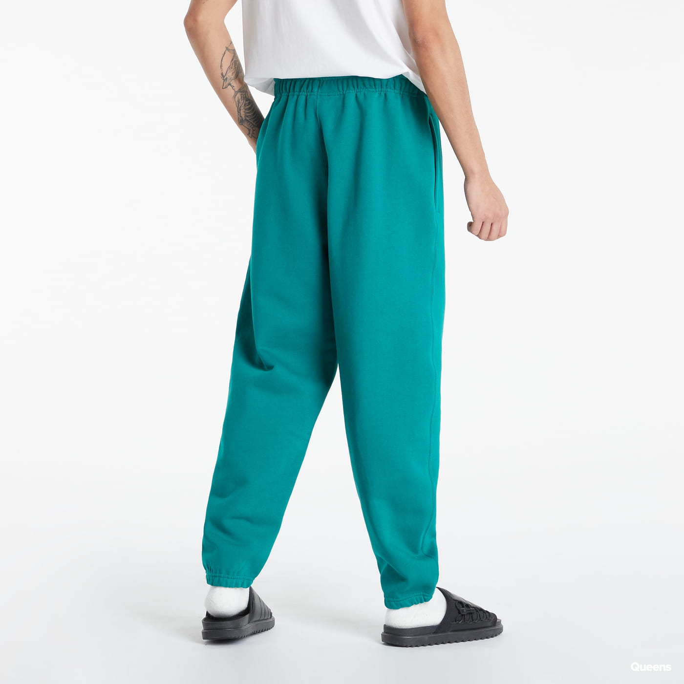 Спортни панталони Nike Solo Swoosh Fleece Pants Зелено | CW5460-340, 1