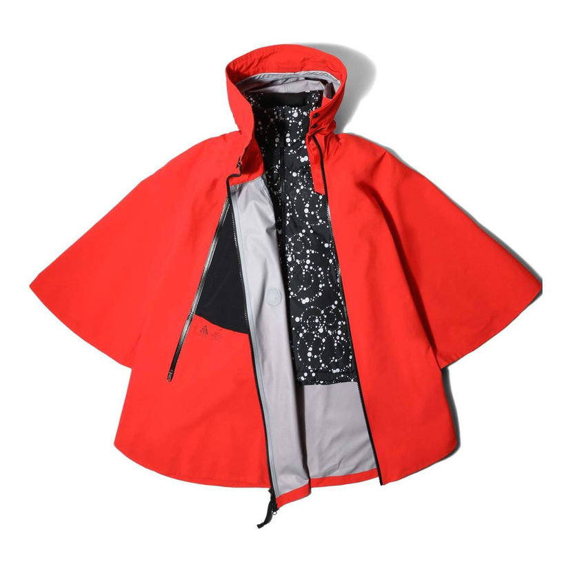 Дъждобран Nike Lab ACG Functional Cloak Vest 2 In 1 Jacket Червено | AR4542-634