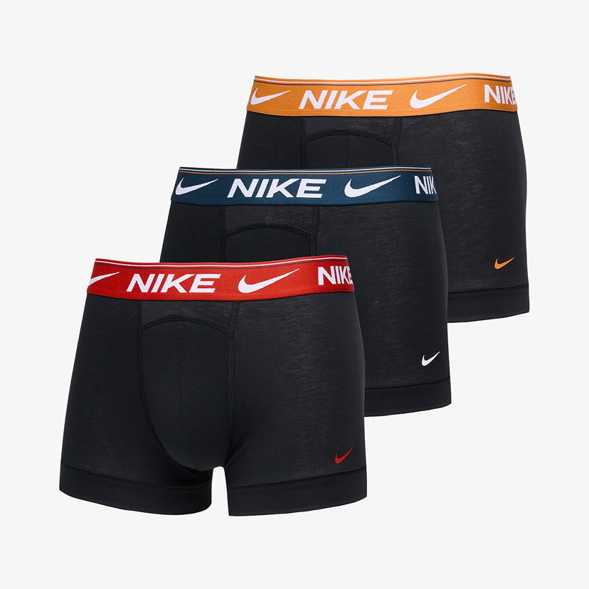 Боксерки Nike Dri-FIT Ultra Comfort Trunk 3-Pack Multicolor Черно | 0000KE1256-JMZ