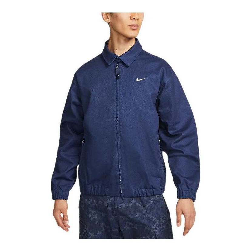 Яке Nike Solid Color Logo Casual Jacket Синьо | DQ6335-410