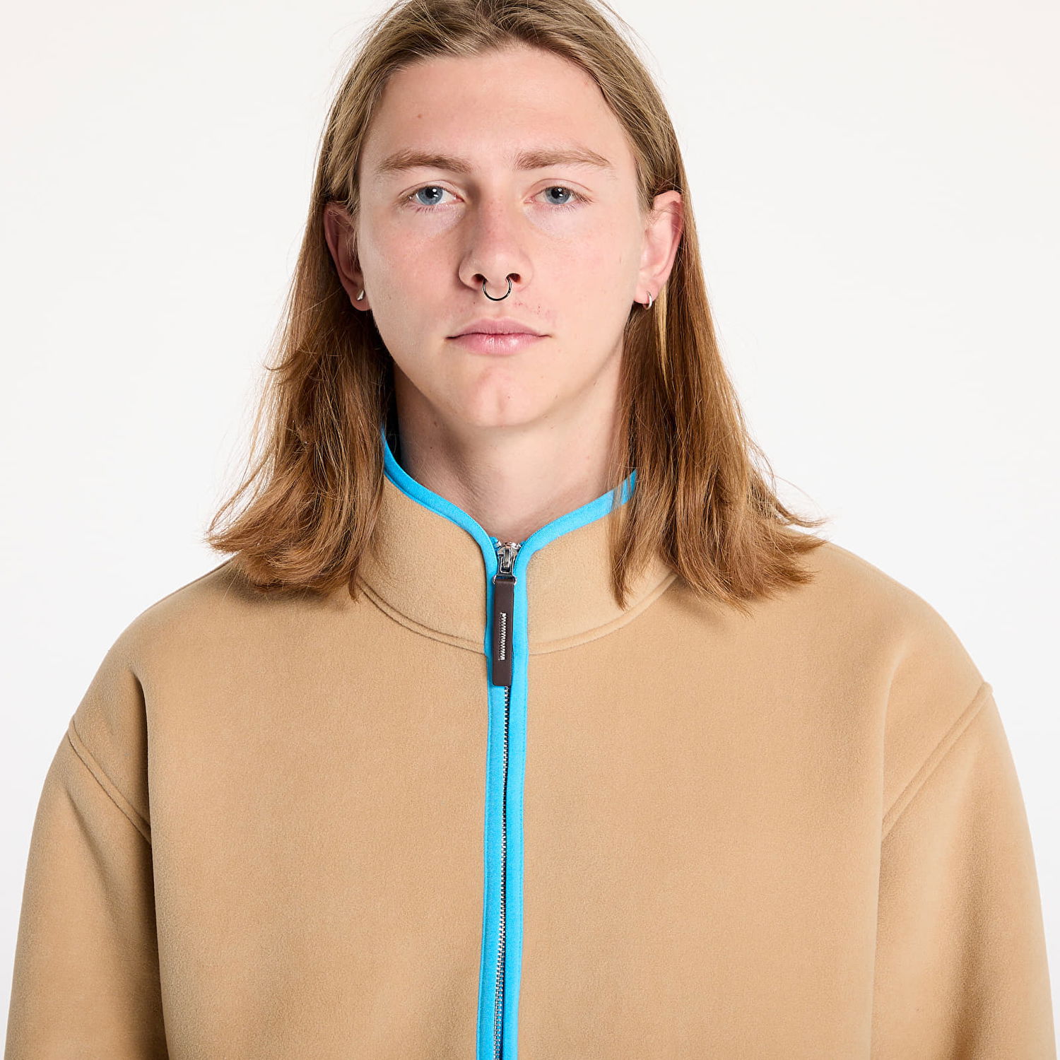 Суитчър adidas Originals Fleece Jacket Кафяво | JJ2937, 1