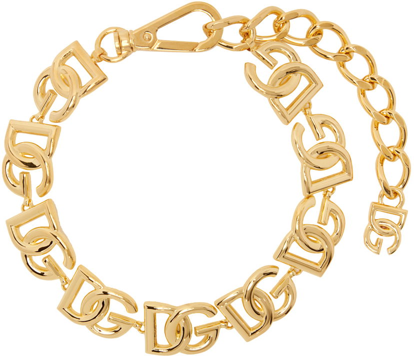 Колие Dolce & Gabbana Gold 'DG' Choker Металик | WNO4S1 W1111