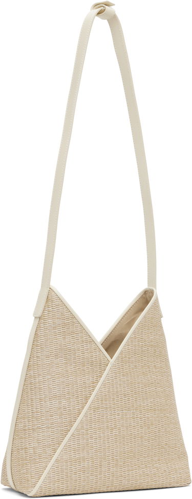 Дамска чанта Maison Margiela MM6 Maison Margiela Raffia Shoulder Bag Бежово | SB5ZH0019 P7256, 2