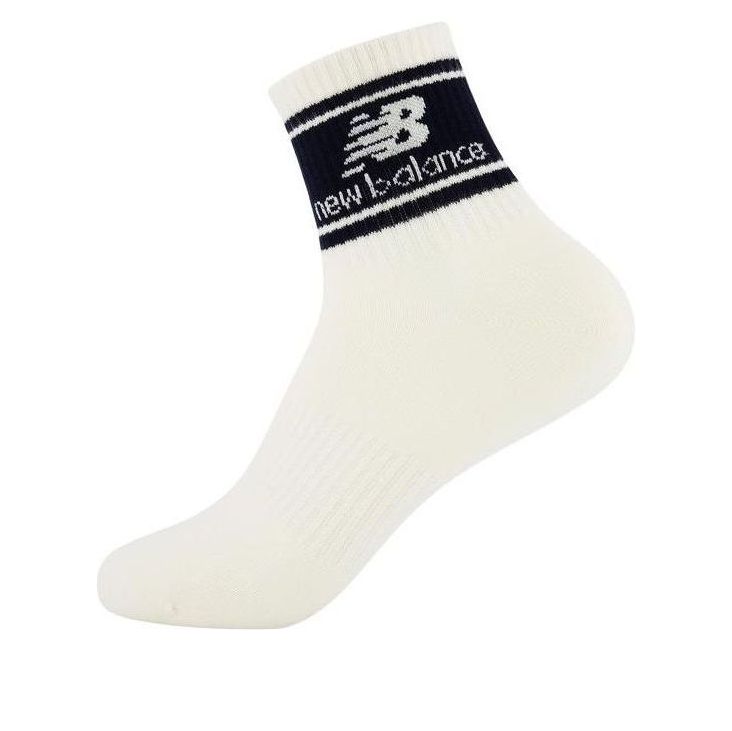 Чорапи New Balance Logo Quarter Socks Бяло | LAS34409-WT