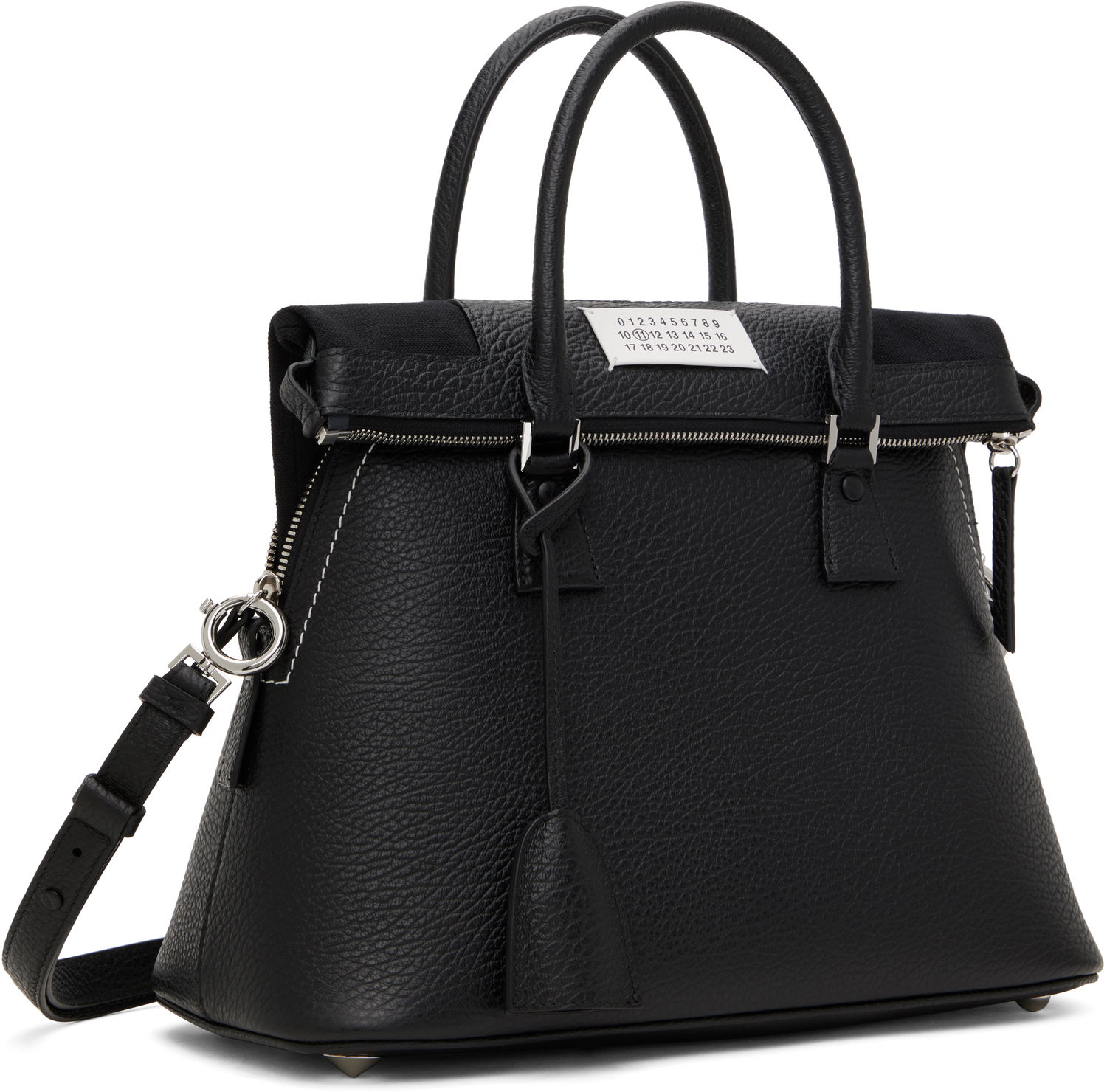 Голяма пазарска чанта Maison Margiela 5AC Classique Medium Tote Черно | S56WG0093 P4455, 1