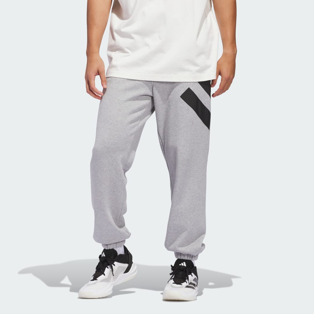 Спортни панталони adidas Performance Fleece Pants Сиво | JC7848, 0