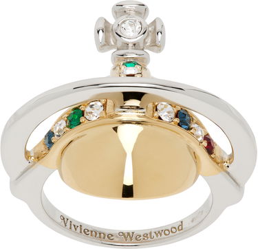 Пръстен Vivienne Westwood Solid Orb Multi-Crystal Two-Tone Ring Многоцветен | 6404017P-01P668-, 0