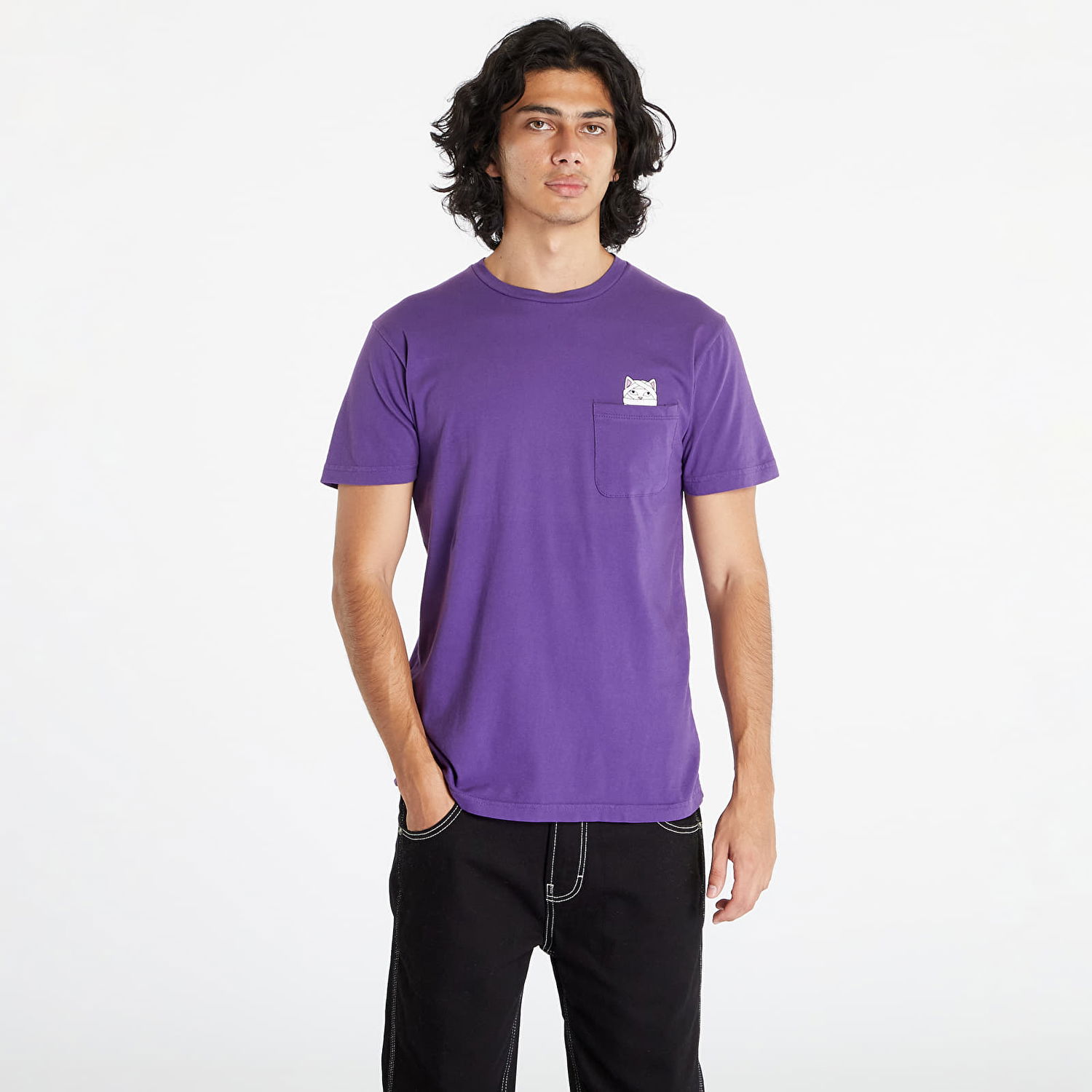 Тениска RIPNDIP Mummy Nermal Pocket Tee Лилаво | RND10254, 0