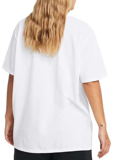 Тениска Under Armour Heavyweight Embroidered Patch Boyfriend Oversized Бяло | 1383045-100, 1