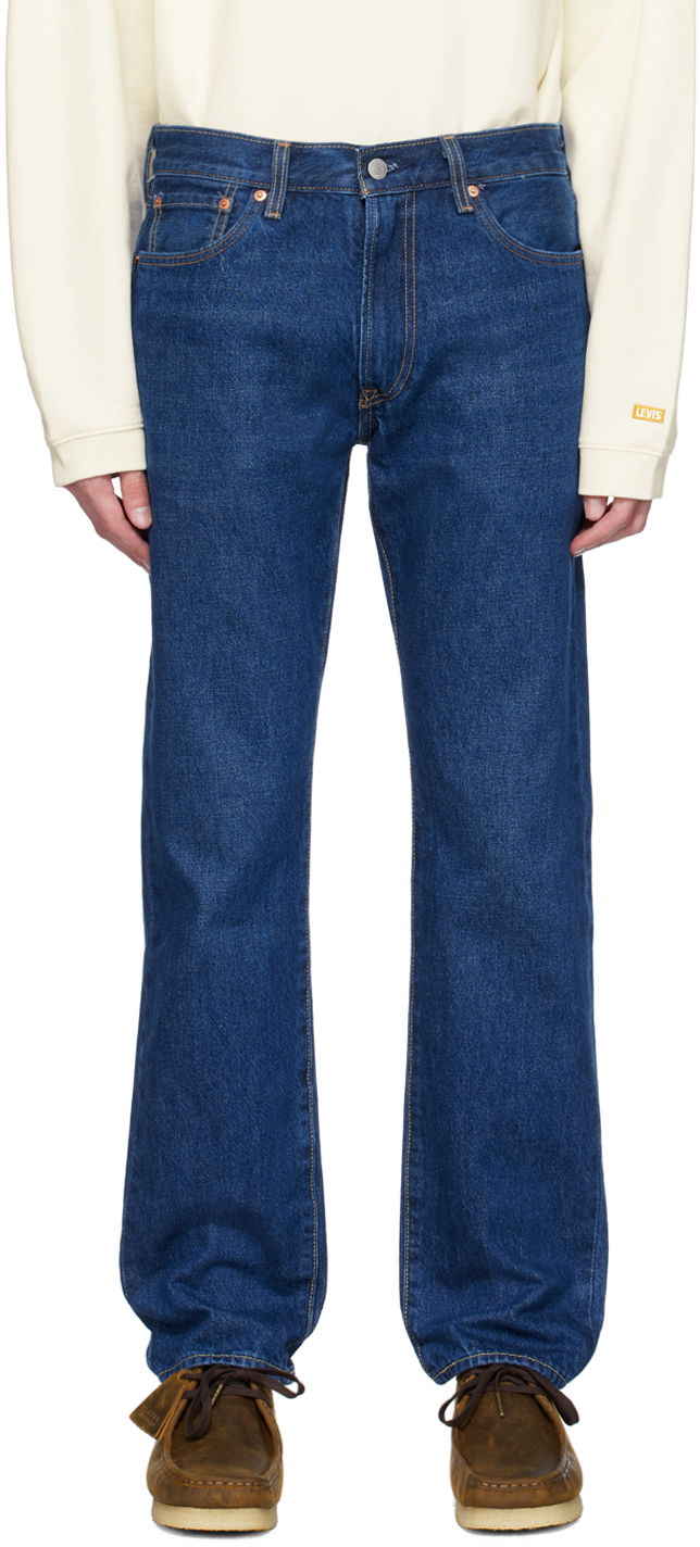Дънки Levi's 551 Z Authentic Straight Jeans Тъмно синьо | 24767-0071, 0