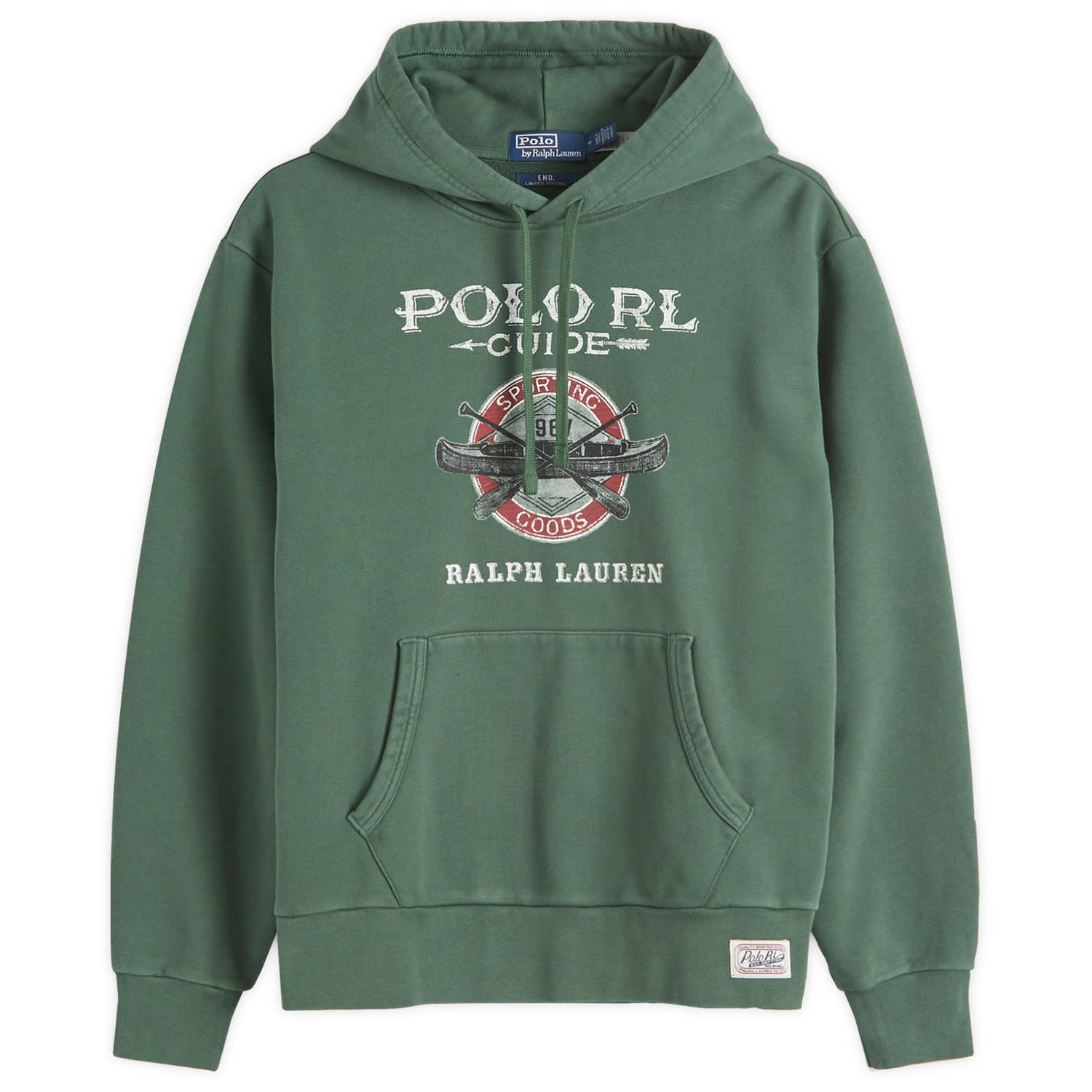 Суитчър Polo by Ralph Lauren END. x Dry Goods Hoodie Зелено | 710945115001, 0