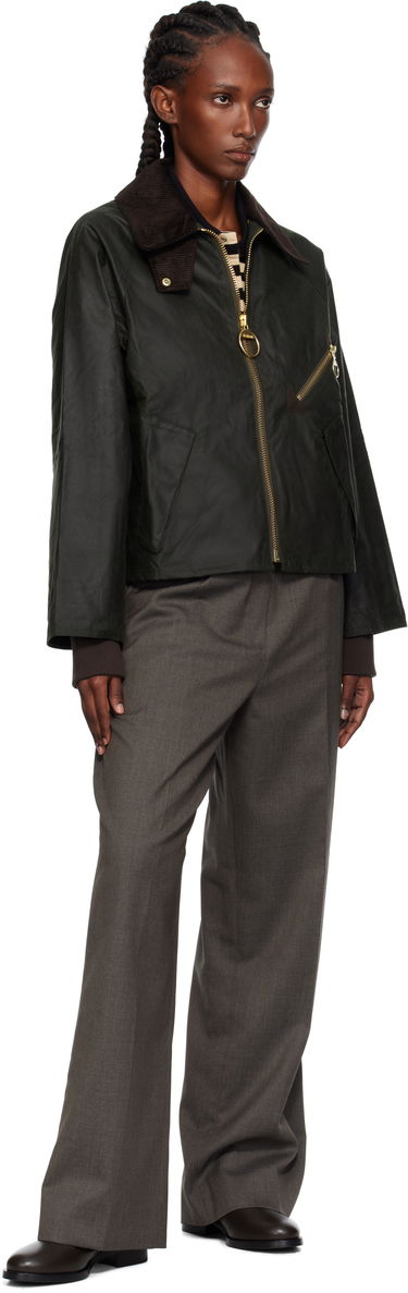 Яке Barbour Arlene Waxed Jacket Зелено | LWX1482OL52, 3