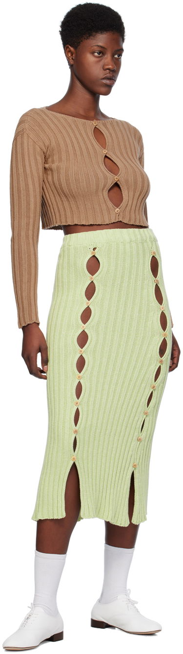 Пуловер Baserange Baserange Macau Knit Top Кафяво | KNMAC-CO-SP24, 3