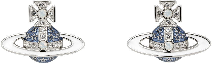 Обеци Vivienne Westwood Exclusive Roxanne Earrings Сиво | 6201032Q-02P539-, 0