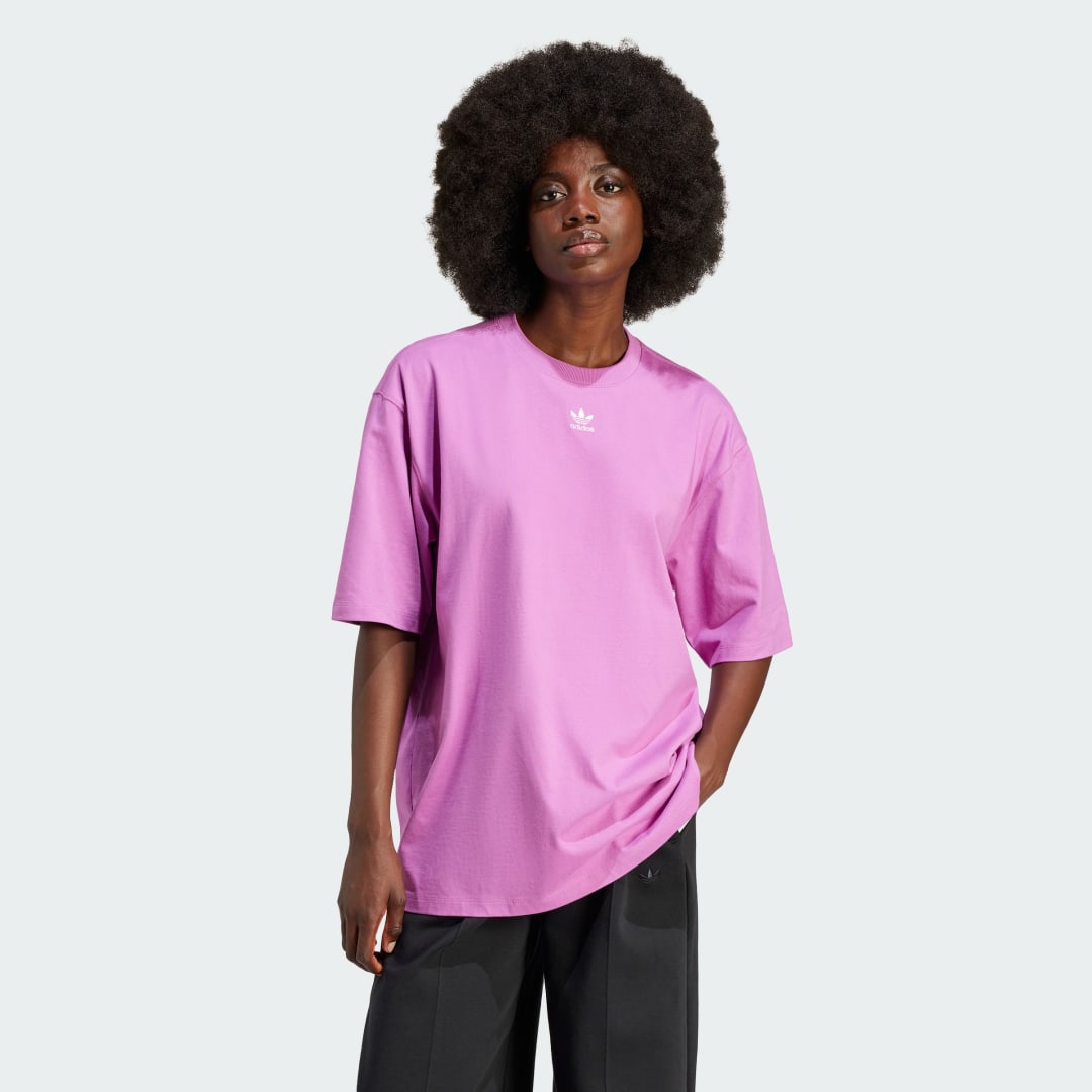Тениска adidas Originals Adicolor Essentials Tee Лилаво | IR5924, 0