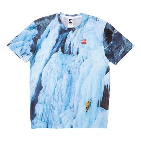 Тениска Supreme The North Face Ice Climb T-Shirt Синьо | SUP-SS21-566