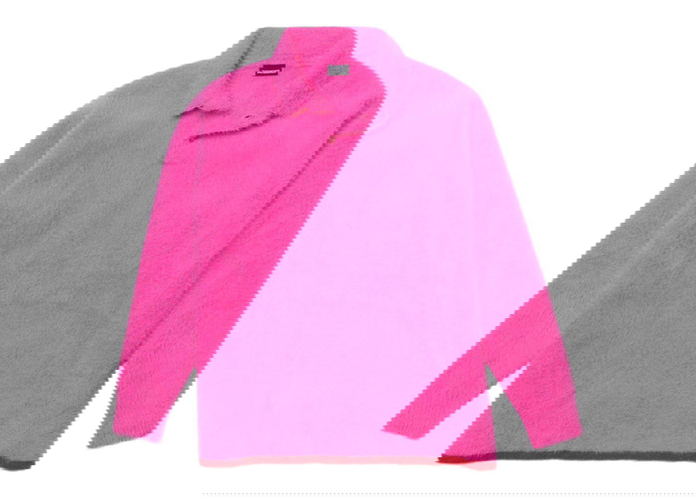 Суитчър Jacquemus Polo Neve Fluffy Polo Розово | 216KN601-2390-430, 0