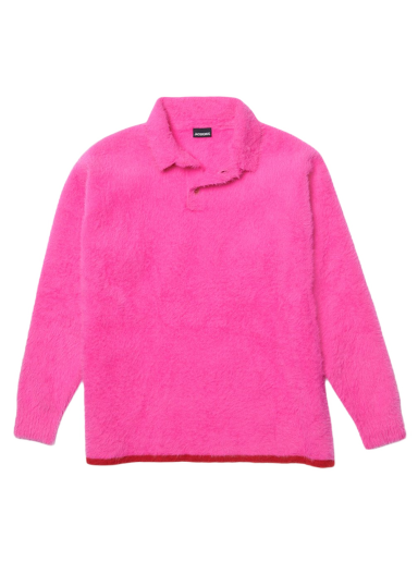 Суитчър Jacquemus Polo Neve Fluffy Polo Розово | 216KN601-2390-430