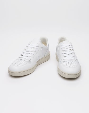 Кецове и обувки Veja V-10 Leather Extra Бяло | VX021270, 3