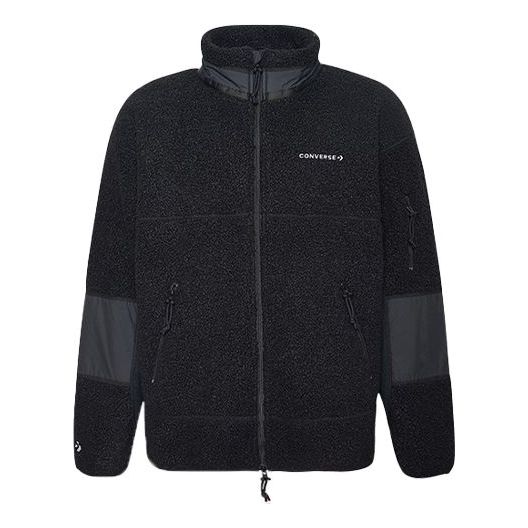 Пуловер Converse Splicing Stand Collar Jacket Черно | 10018039-A01