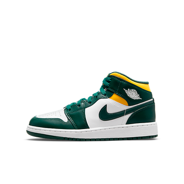 Кецове и обувки Jordan Air Jordan 1 Mid "Sonics" GS Зелено | 554725-371, 0