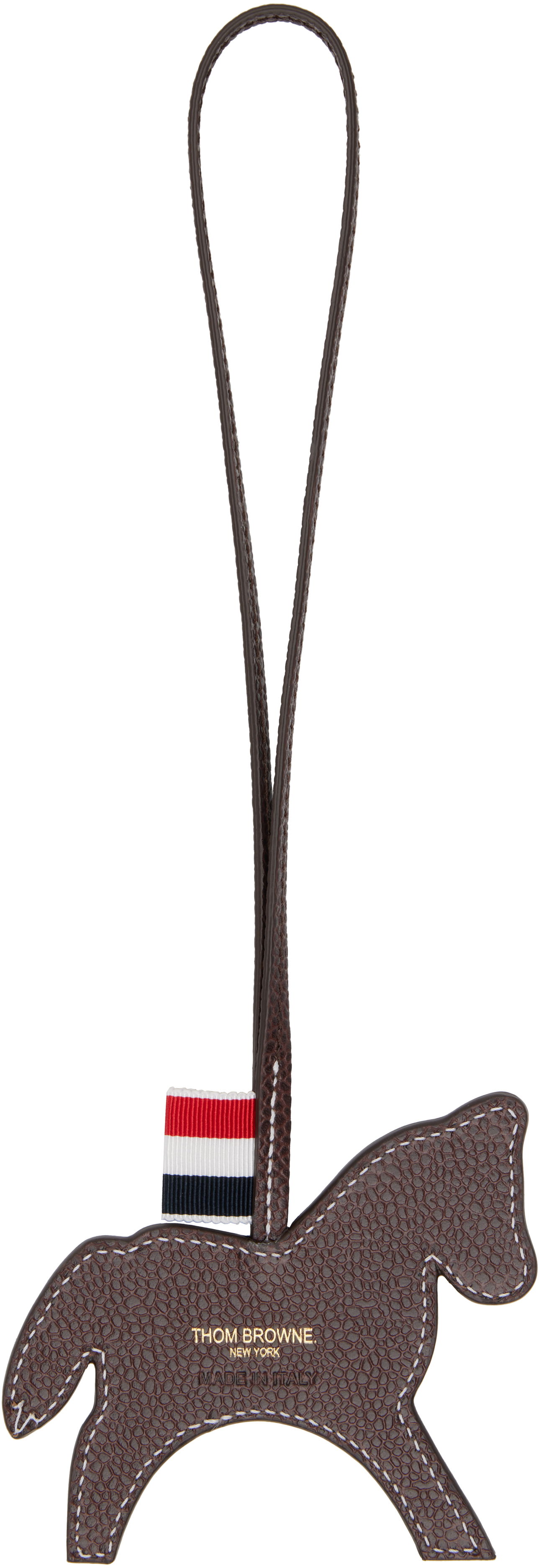 Ключодържатели Thom Browne Thom Browne Horse Bag Charm Кафяво | UAM105A-00198, 1