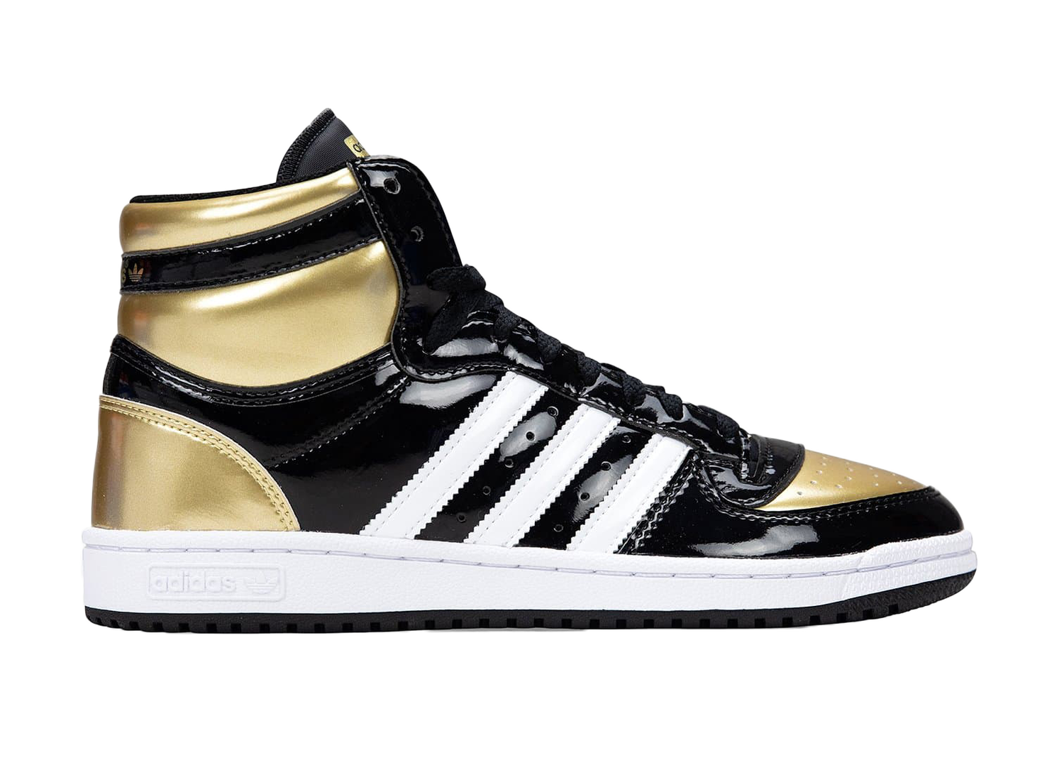 Кецове и обувки adidas Originals Top Ten Black Gold Patent Черно | FX7873, 0