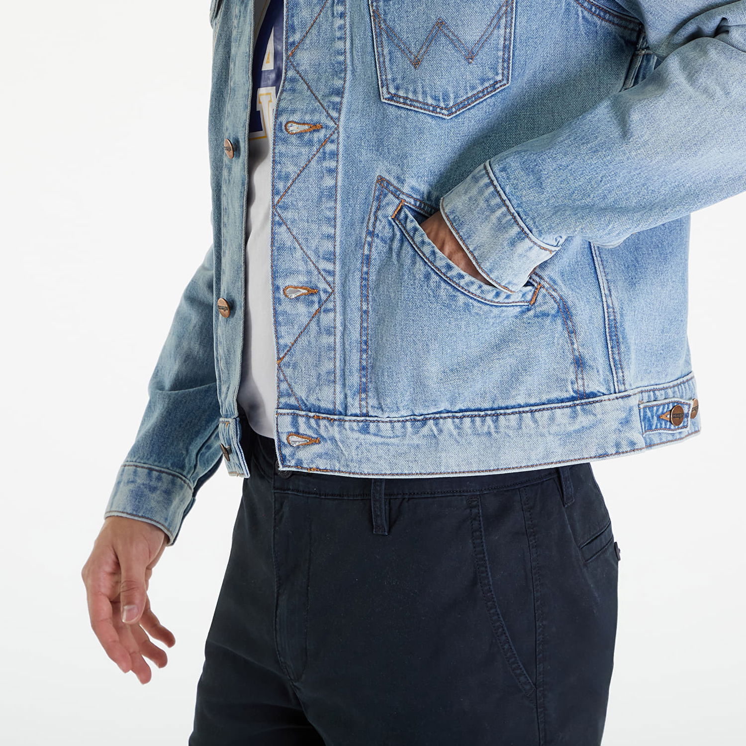Яке Wrangler 124MJ Blue Синьо | 112350475, 1