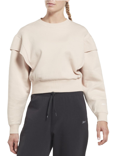 Суитчър Reebok DreamBlend Cotton Mid-Layer Sweatshirt Бежово | HT6101