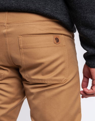 Дънки FJÄLLRÄVEN Greenland Canvas Jeans Кафяво | 87216-232, 1
